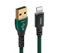Câble Audioquest Lightning USB-A Forest 1.5 m Vert et Noir