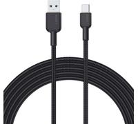 Câble Aukey CB-NAC2, USB-A vers USB-C, 1,8 m, noir