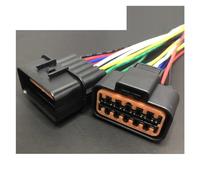 Câble automobile étanche DJ7023a-2.2, connecteur 4 broches, 6, 8, 10, prise de faisceau câbles for feux antibrouillard, longueur du fil: 15cm(12p strip line,1sets)