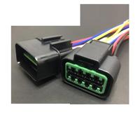 Câble automobile étanche DJ7023a-2.2, connecteur 4 broches, 6, 8, 10, prise de faisceau câbles for feux antibrouillard, longueur du fil: 15cm(10p strip line,5sets)