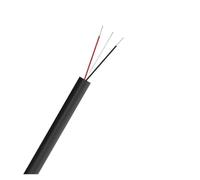 Câble Automobile Flexible à 3 cœurs, 3/5/10/20/830/50/100m, Extension de Fil Rond gainé en PVC for Bandes Lumineuses extérieures, Haut-parleurs Audio Voiture(3 Core-Black 5m,22 AWG)