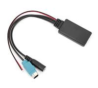 Câble AUX Bluetooth ABS, Adaptateur de Câble AUX Bluetooth 5.0 DC12V avec Microphone pour Alpine KCE-236B CDA-9852/E CDE-9887/R