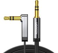 Câble Aux Ugreen Av119 Mini Jack 3.5Mm coudé, plat, 1.5 M (Noir)