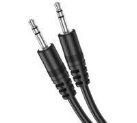 Câble auxiliaire 3,5 mm - 1 m - Câble auxiliaire en nylon tressé pour voiture, casque, iPhone, iPad, iPod, Samsung, lecteur MP3, smartphone, Echo Dot, tablette, chaîne stéréo, ordinateur portable et