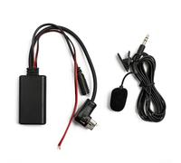 Câble auxiliaire 5.0 compatible avec micro pour récepteurs CD DVD de voiture Pioneer prenant en charge le mode AUX streaming audio et communication mains libres