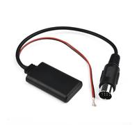 Câble auxiliaire audio de voiture pour Kenwood Connecteur module 13 broches avec câbles d'alimentation rouge et noir