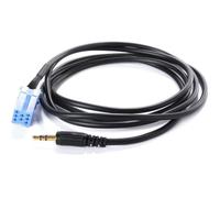 Cable auxiliaire aux mini iso autoradio jack blaupunkt grundig becker 8 pin audi