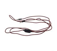 Câble auxiliaire conçu pour les casques Logitech G Pro X G233 G433 offrant une performance audio constante et un soulagement de tension (rouge)
