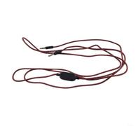 Câble auxiliaire pour casque Logitech G Pro X G233 G433, cordon tressé avec contrôle du volume silencieux, remplacement de téléphone PC de jeu (rouge)