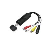 Câble AV - LOGILINK - 10 m - USB 2.0 - RCA & S-Video - Numérisation analogique