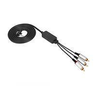 Câble AV pour PSP, 1.5M Composant ABS TV Cordon Câble AV Câble Audio Vidéo Cordon pour PSP2000 3000, Remplacement Audio Vidéo RCA Adaptateur Cordon pour PSP2000 3000