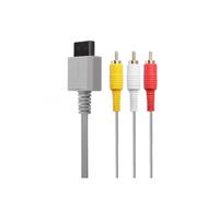 Câble AV RCA pour Console de Jeux pour , Ligne Composite Audio/Vidéo, Adaptateur avec Fiche Plaquée Or pour Manette de Jeu