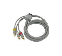 Connectique et chargeur console GENERIQUE Câble AV RCA pour Nintendo Wii - Wii U - 1,8 m - Straße Game