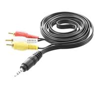 Câble AV - SODIAL - 1.5m - 3.5mm Jack - 3 RCA Male - Réduction des interférences