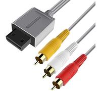 Câble AV Wii 1,8 m composite audio vidéo AV câble de rechange pour Nintendo Wii et Wii U