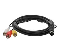 Câble AV - ZedLabz - Sega MegaDrive 2 II & 3 - 1,8 m - RCA - Audio Vidéo