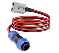 Câble aviation mâle vers SB50 10 AWG, connexion rapide avec fermoir à vis, pour BLUETTI AC200MAX/AC200P/AC300/AC500/EP500 Pro, 91 cm