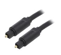 Câble BAEBJ connecteur Toslink recto verso 5 m revêtement : plaqué or VENTION