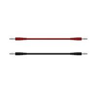 Câble banane à double extrémité 4 mm haute conductivité 4 mm Câble banane double pour appareils de test et instrumentation Câble d'essai