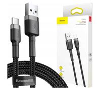 Câble Baseus Cafule 2A USB vers USB-C 3 m (gris-noir)