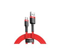 Câble Baseus Cafule Type-C 3a 1m Rouge (Catklf-B09)