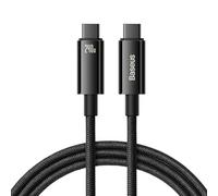 Cable+Baseus+Tungsten+Gold+USB+type+C+M%2FM+240w+2m+%28Noir%29