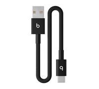 Beats By Dr. Dre Câble de charge tissé USB-A vers USB-C 20 cm Noir
