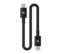Beats By Dr. Dre Câble USB-C vers USB-C tissé court 20 cm – Charge rapide, anti-nœuds – Noir