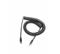 Câble blindé Ethernet avec connecteur Cat5e à ressort en spirale - Fil de cuivre à 8 cœurs, câble réseau flexible et durable(Stretch 5meter)