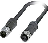 Câble blindé pour capteurs/actionneurs pour applications extérieures Phoenix Contact SAC-4P-M12MS/2,0-28X/M12FSSHOD 1454189 Pôle: 4 Contenu: 1 pc(s)