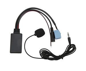 Câble Bluetooth AUX IN, 7 607 897 093, Prise 3,5 Mm ISO 8 Broches Bluetooth5.0 Câble AUX IN Remplacement du Microphone Mains Libres pour pour Blaupunkt