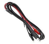 Câble BNC Q9 à double point pour oscilloscope crocodile avec noyau en cuivre pur pour un transfert de signal anti-et efficace (1,5 m)