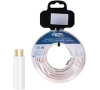Câble Bobine Parallèle EDM Blanc 2 X 0,5 mm - 50 m