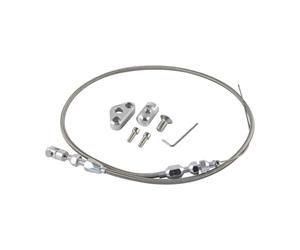 Câble Boîte Vitesse Câble Câble D'accélérateur 36 Pouces Pour Conversion D'échange Pour Chevy LS1 Acier Inoxydable 4,8l 5,3l 6,0l 7l Moteur 1999 - 2007 Argent
