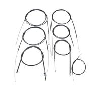 Câble Bowden Set gris Vespa 50-90 ccm, 7-pièces