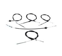 Câble Bowden set noir pour Simson KR 51/1 Schwalbe avec pédale et carburateur BVF (année 1972-1975)