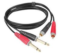 Accessoires guitares KLOTZ AT-CJ0600 BASIC RCA NOIR 6 M Cables adaptateur Noir
