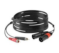 Câble bretelle adaptateur XLR mâle / RCA 2m KLOTZ