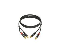 Câble bretelle RCA mâle MiniLink Pro noir 1.5m KLOTZ