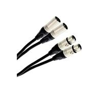 Câble Bretelle XLR Femelle 3b - XLR Mâle 3b 0.60m Elite Câble