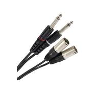 Plugger Câble Bretelle XLR Mâle 3b - Jack Mâle Mono 0.60m Easy Câble