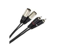 Câble Bretelle XLR Mâle 3b - RCA Mâle 0.60m Easy Câble
