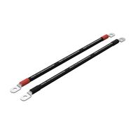 Offgridtec Câble De Batterie 1m 35 mm² Œillets M10 des Deux Côtés, Résistant À l'huile, Au Froid Et Aux UV, pour Appareils avec Borne À Vis M8, Idéal pour Les Contrôleurs De Charge, Rouge/Noir