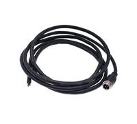 Câble, Câble d'extension étanche GX12 M12 2-6 broches, 2 m, connecteurs mâles et femelles, noir