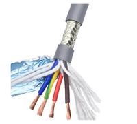 Câble Câble électrique blindé 24/22/20/18/17 AWG 2-8 cœurs, câble de remorquage isolé en PVC CNC 5M