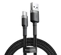 Baseus Cafule | Câble USB extrêmement puissant vers - Câble de type C. Prend en charge Quick Charge 3.0 Charge rapide et Transfert de données de 480 Mbps.