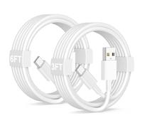 Câble Carplay Voiture pour iPhone 17, 16, 15 USB A vers USB C, Charge Rapide pour iPhone et Samsung