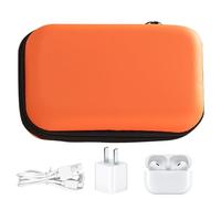 Cable Carrying Case, Tech Accessories Pouch, Portable Storage Organizer, Protective Durable Lightweight Compact Travel Friendly Design, Electronics Use for Headphones Earplugs Cables