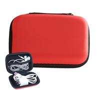 Cable Carrying Case - Tech Accessories Storage, Bag For Earphones Headphones Cables And Chargers, Portable Protective Tech Organizer Pouch For Electronic Accessories Travel Office Home Storage Bag