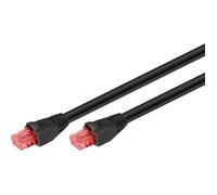 Câble CAT 6 Outdoor - GOOBAY - 50m - Noir - Résistant aux ultraviolets